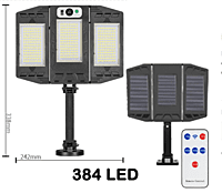 Panel de luces solares para exteriores Panel de luces solares para exteriores