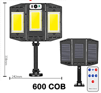 Panel de luces solares para exteriores Panel de luces solares para exteriores
