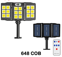 Panel de luces solares para exteriores Panel de luces solares para exteriores