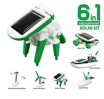 Kits de robots solares 6 en 1,