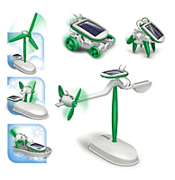 Kits de robots solares 6 en 1,