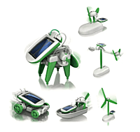 Kits de robots solares 6 en 1,