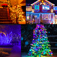 Guirnalda de luces Led RGBIC para Navidad