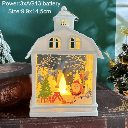 Adornos de linterna de viento LED de Navidad, Adornos de linterna de viento LED de Navidad,