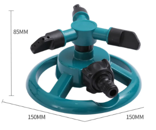 Aspersor de jardín giratorio automático de 360 grados