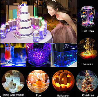 Luces LED sumergibles impermeables