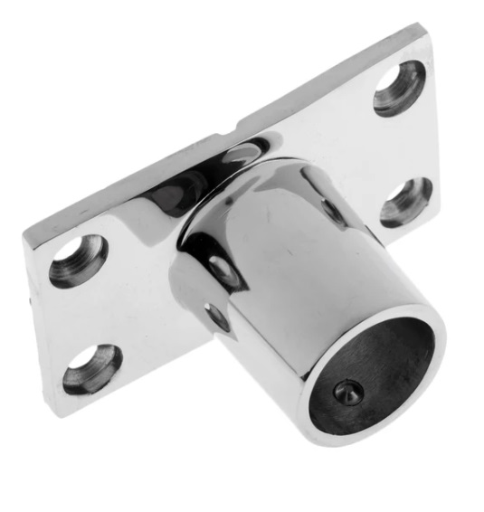 Montaje de Riel de mano para barco, Base de acero inoxidable