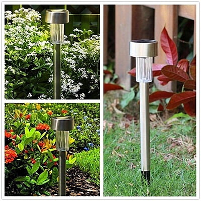 Luces LED solares para exteriores, luces de calle