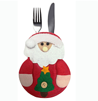 bolsas de bolsillo, cubierta de vajilla de Navidad bolsas de bolsillo, cubierta de vajilla de Navidad