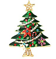 Broche de esmalte de Navidad Broche de esmalte de Navidad