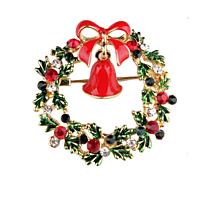 Broche de esmalte de Navidad Broche de esmalte de Navidad