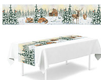 Camino de mesa navideño para decoración del hogar Camino de mesa navideño para decoración del hogar