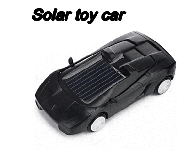 Pequeño coche deportivo con energía solar