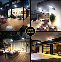 SL- 144 Luz Solar Led para exteriores con Control remoto