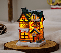 casa de pueblo pequeña para árbol de navidad casa de pueblo pequeña para árbol de navidad