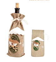 funda navideña para botella funda navideña para botella