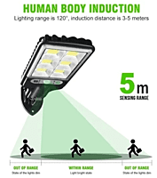 SL- 144 Luz Solar Led para exteriores con Control remoto