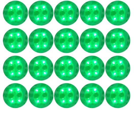 Posavasos LED luminoso de 40 piezas para decoración, pegatinas para botella Posavasos LED luminoso de 40 piezas para decoración, pegatinas para botella