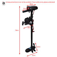 Motor eléctrico de 18 libras para barcos de pesca, accesorios de motor de arrastre Motor eléctrico de 18 libras para barcos de pesca, accesorios de motor de arrastre