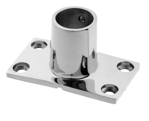 Montaje de Riel de mano para barco, Base de acero inoxidable Montaje de Riel de mano para barco, Base de acero inoxidable