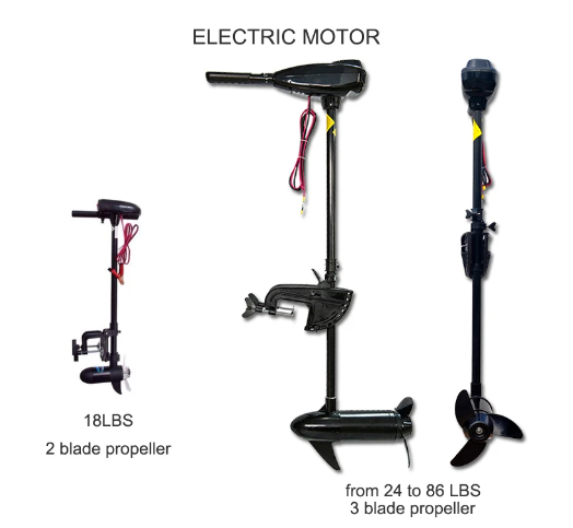 Motor de arrastre eléctrico para barco, hélice accionada por batería de CC Motor de arrastre eléctrico para barco, hélice accionada por batería de CC