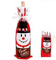 Funda navideña para botella de vino Funda navideña para botella de vino