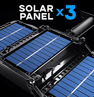 Panel de luces solares para exteriores Panel de luces solares para exteriores
