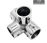Conector de tubo de acero inoxidable 316, súper anticorrosión Conector de tubo de acero inoxidable 316, súper anticorrosión